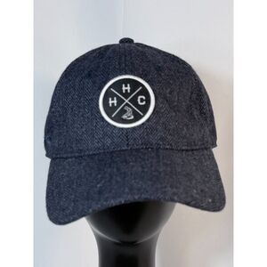 Happy Hollow Club Golf Baseball Hat Wool Blend Gray Tweed One Size Pukka Adjust